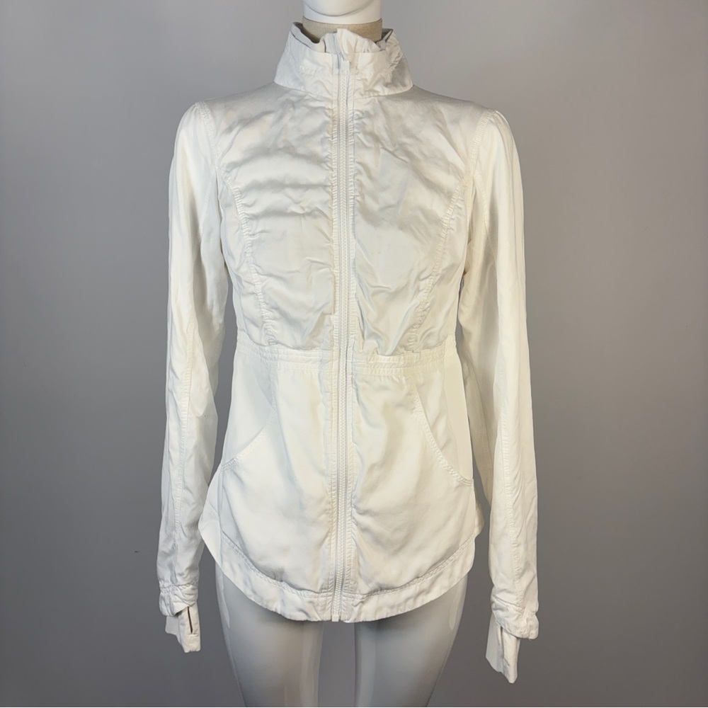 ❤️ Lululemon White Inner Peace Light Jacket 6